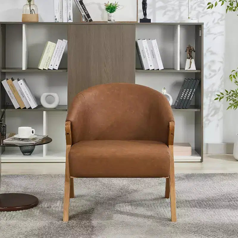 Poltrona – Senza braccioli, Monoposto, Beige / Nero / Marrone / Grigio