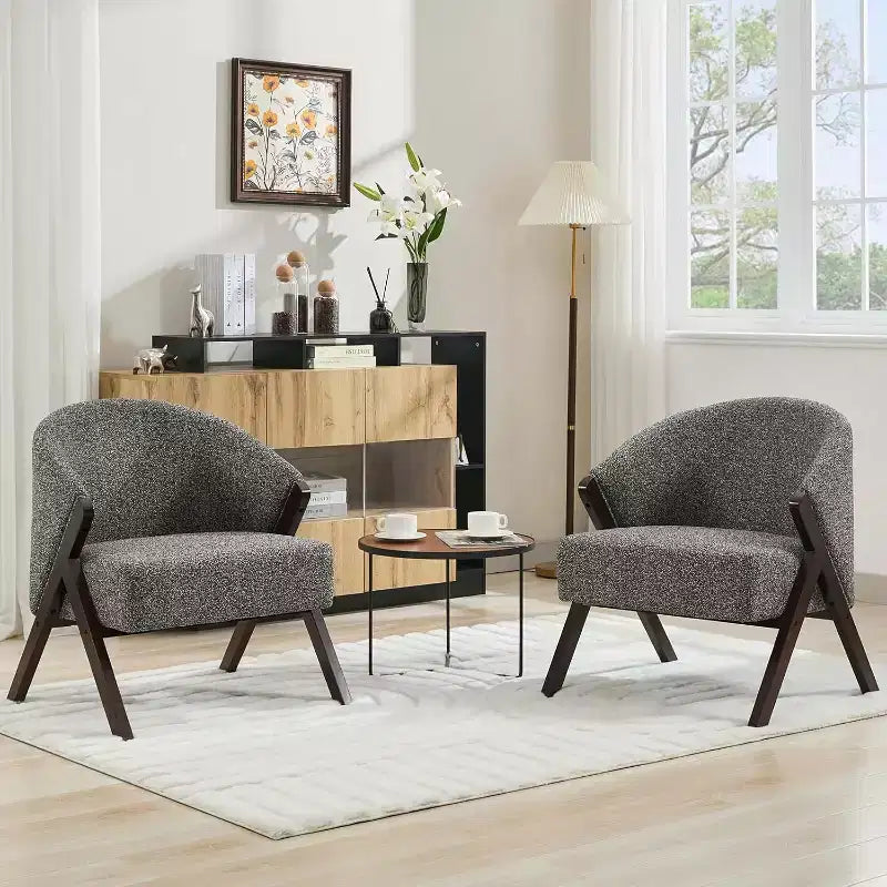 Poltrona – Senza braccioli, Monoposto, Beige / Nero / Marrone / Grigio