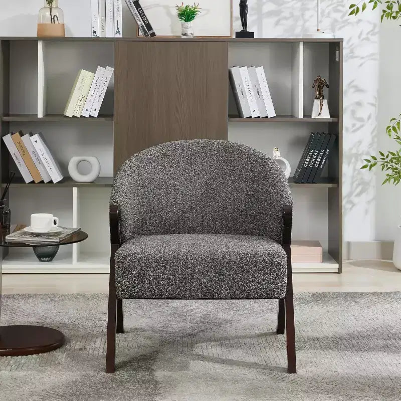 Poltrona – Senza braccioli, Monoposto, Beige / Nero / Marrone / Grigio