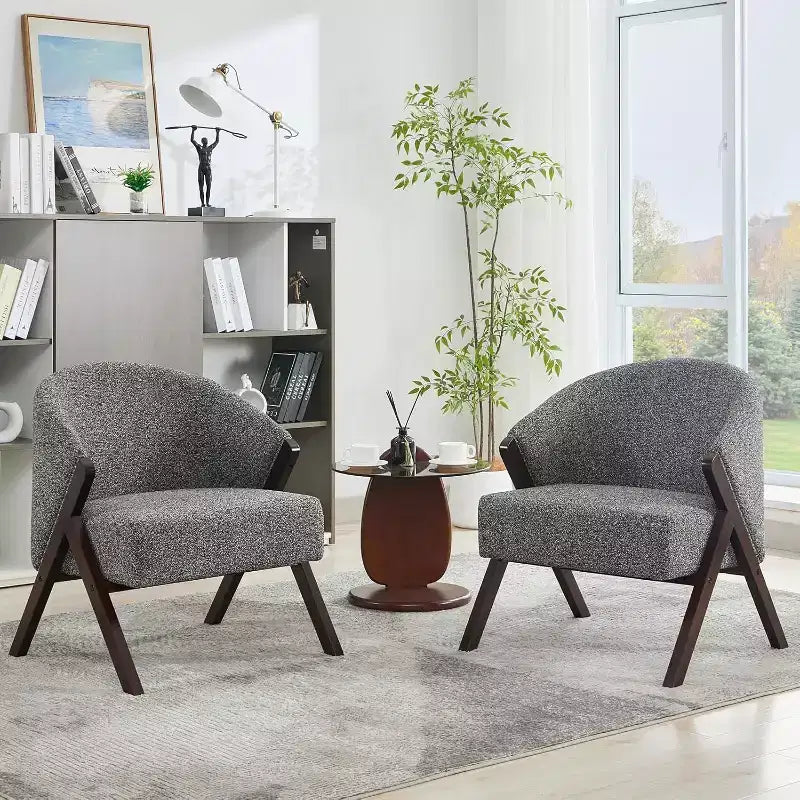 Poltrona – Senza braccioli, Monoposto, Beige / Nero / Marrone / Grigio