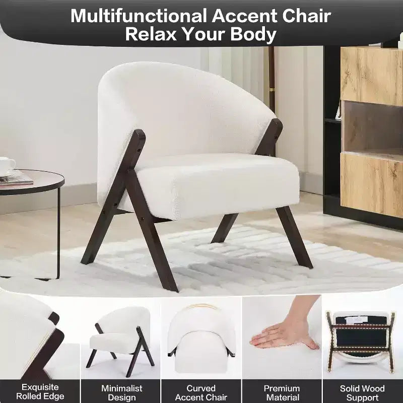 Poltrona – Senza braccioli, Monoposto, Beige / Nero / Marrone / Grigio