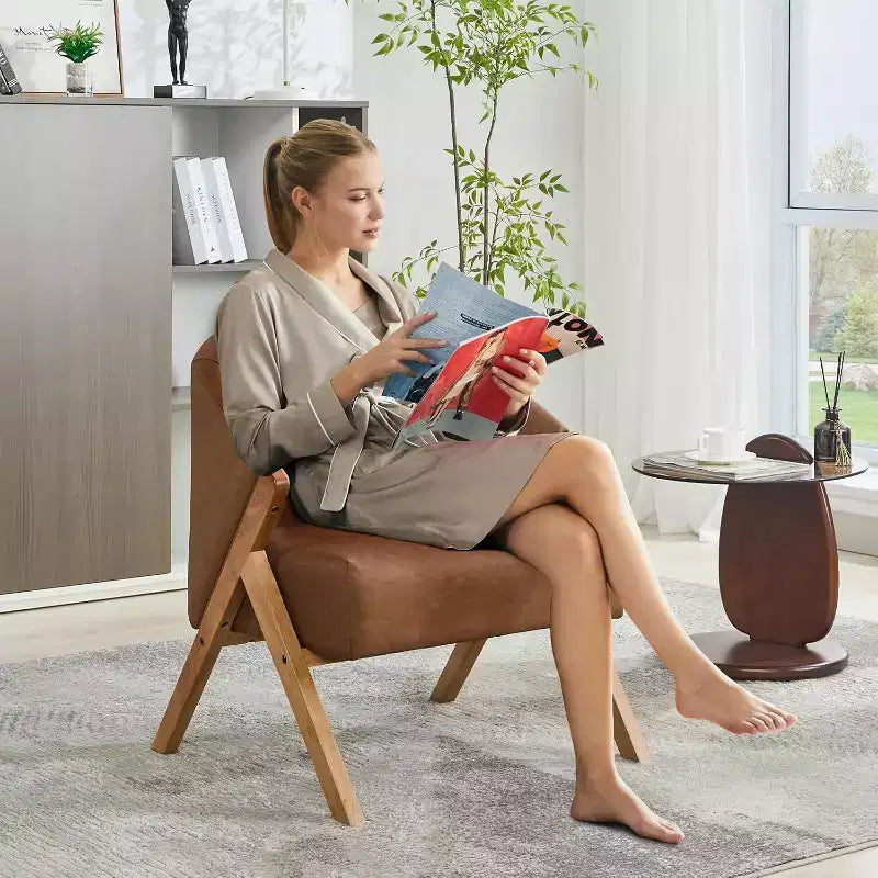 Poltrona – Senza braccioli, Monoposto, Beige / Nero / Marrone / Grigio