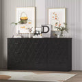 9-Drawer Dresser, Modern Wooden Storage Chest of Drawers, Dresser TV Stand, Wood Drawer Organizer with Power Outlet for Bedroom, Living Room