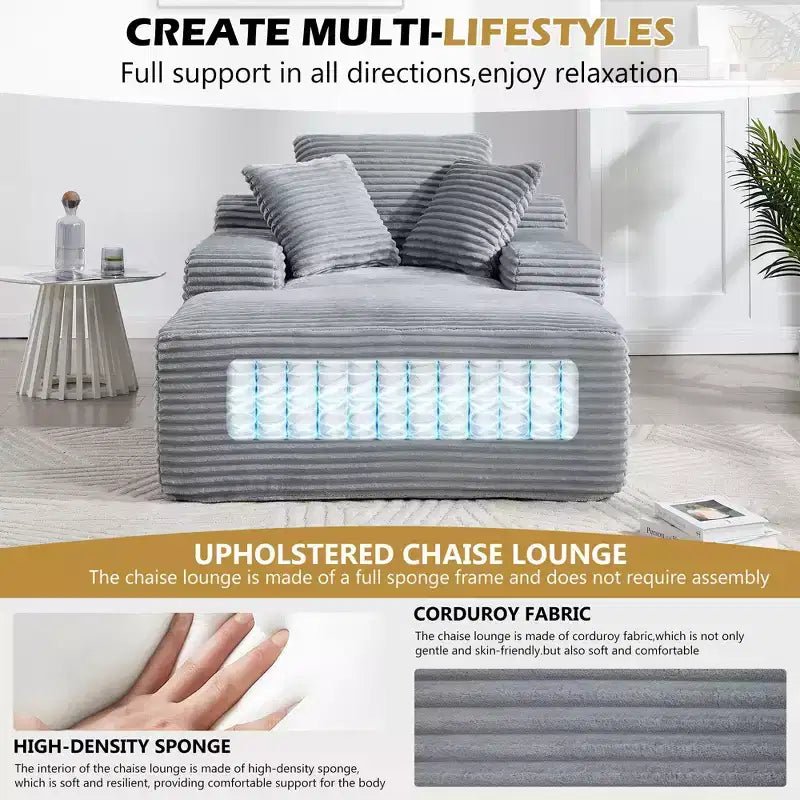 Divano-futon da pavimento oversize in velluto con cuscini – 2 posti, vari colori