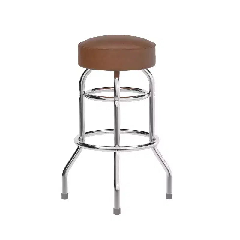 Sgabello da bar Flash Furniture Double Ring cromato