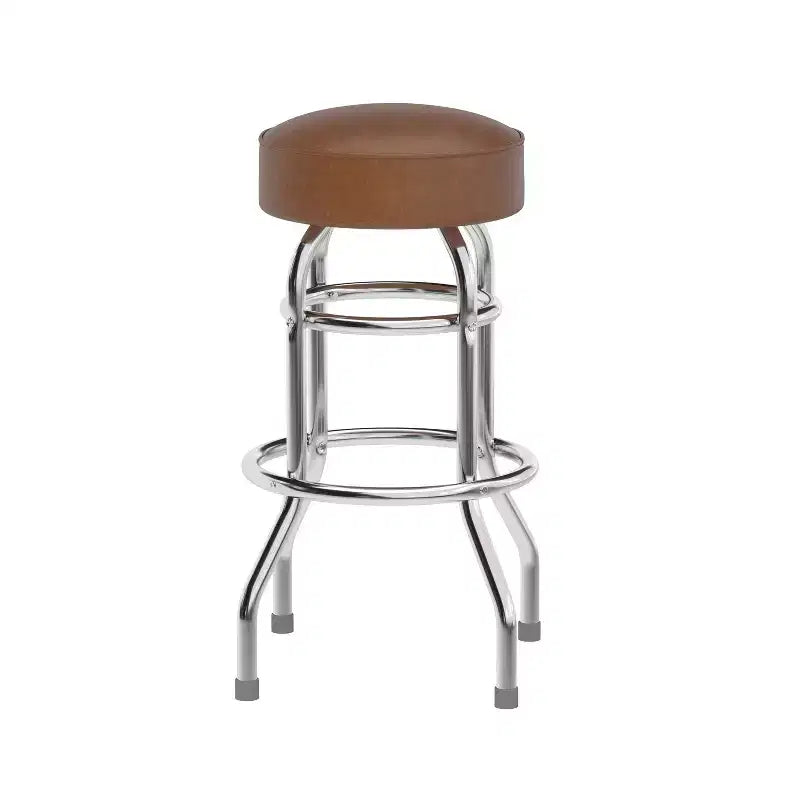 Sgabello da bar Flash Furniture Double Ring cromato