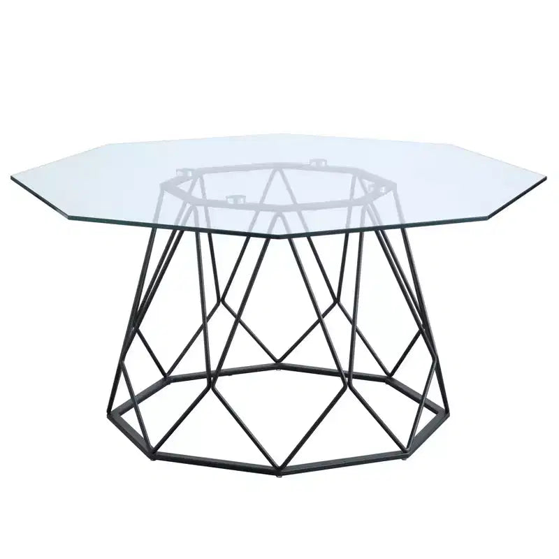 Hamela Glass Top Coffee Table - miBasics