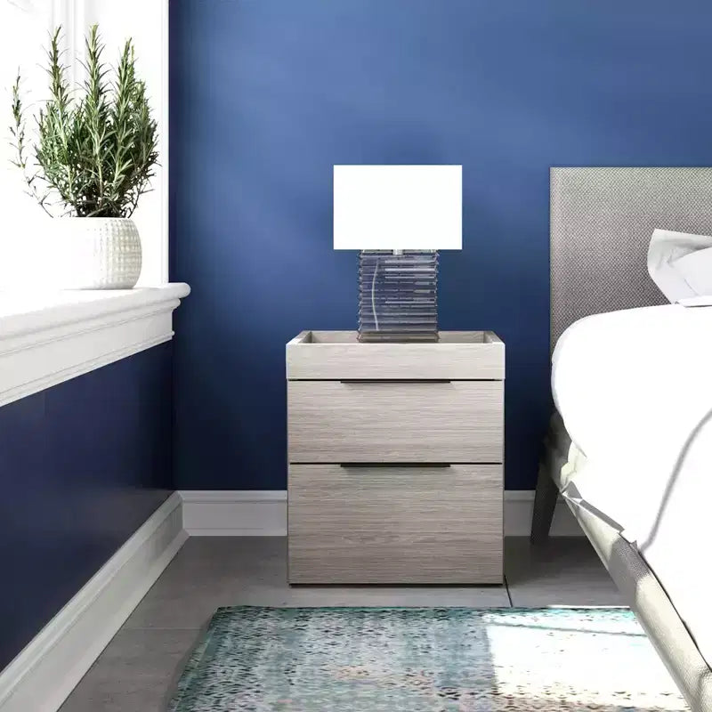 Comodino moderno Carter a due cassetti - Eco Dream