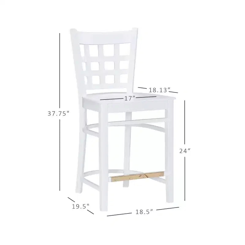 Sgabelli da bar altezza bancone, bianco/bianco sporco/blu navy, senza braccioli, set da 2