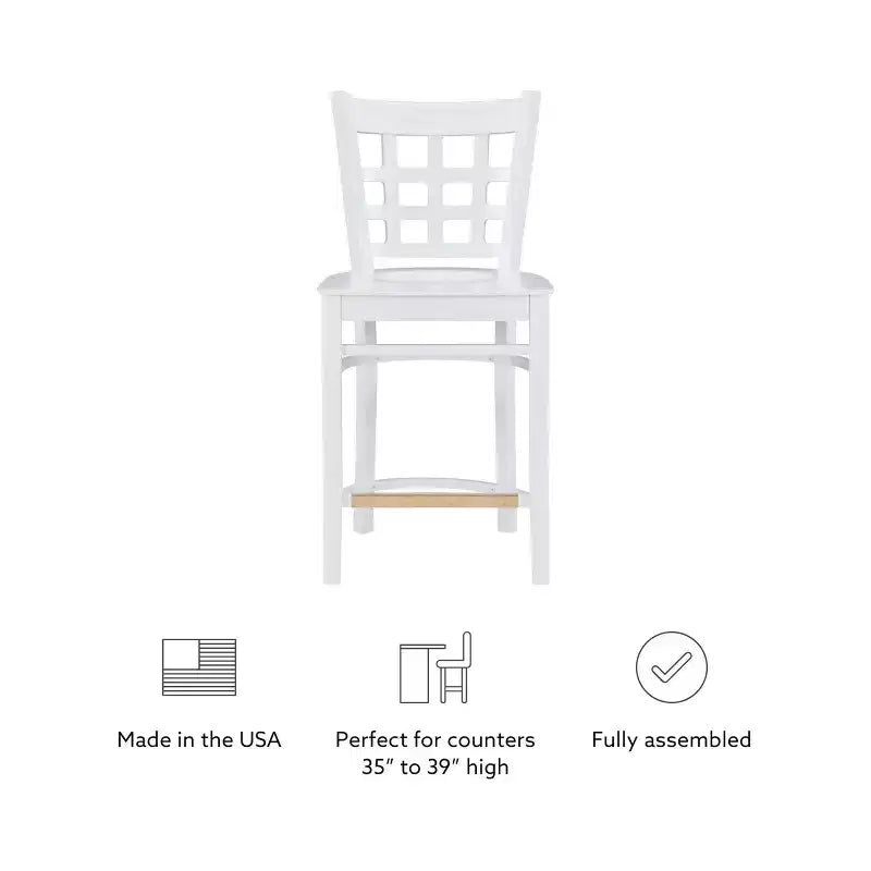 Sgabelli da bar altezza bancone, bianco/bianco sporco/blu navy, senza braccioli, set da 2