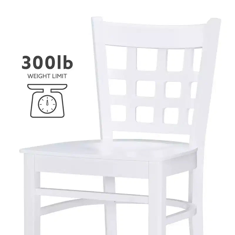 Sgabelli da bar altezza bancone, bianco/bianco sporco/blu navy, senza braccioli, set da 2