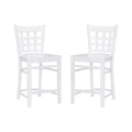 Set of 2 Lola Counter Height Barstools - Linon